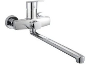 YUNAR Single lever wall-mounted kitchen shower mixer